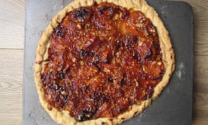 Lulu Peyraud’s apricot tart.