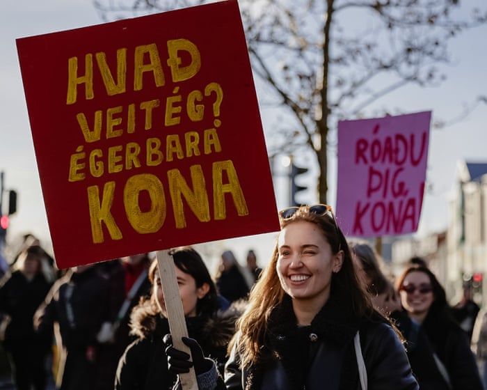 ‘Still work to be done’: Iceland marks 50 years since Women’s Day Off protests