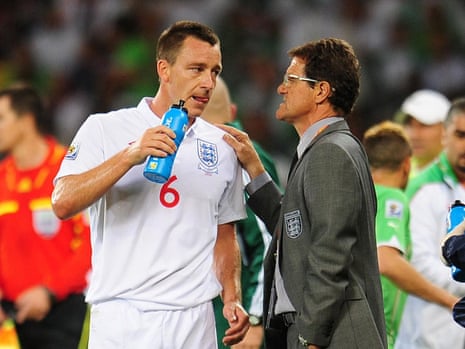 John Terry and Fabio Capello.