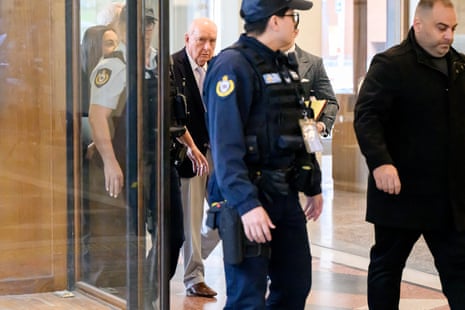 Alan Jones arrives at the court.