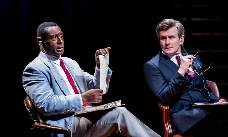 David Harewood and Charles Edwards in Best of Enemies.