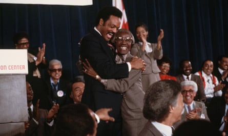 Jesse Jackson and Shirley Chisholm in 1984