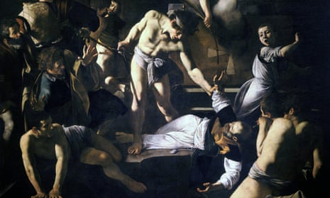 A detail of Caravaggio’s The Martyrdom of Saint Matthew.