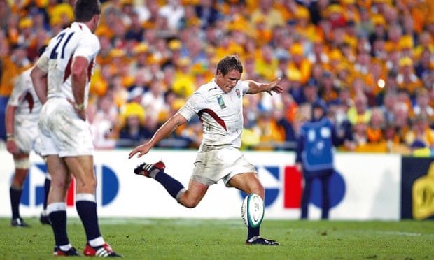 Jonny Wilkinson's drop goal against Australia in the 2003 Rugby World Cup Final. The RFU were unprepared for the surge in attendance that followed.