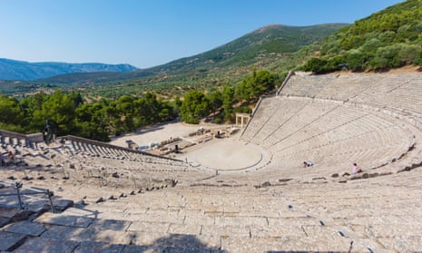 Epidaurus on the Peloponnese, designed by Polykleitos the Younger in the 4th century BC.