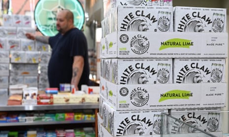 White Claw ‘spiked seltzer’ has been selling out across the US.