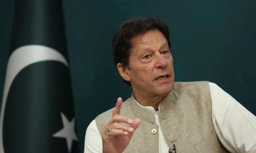 Pakistan’s prime minister Imran Khan.