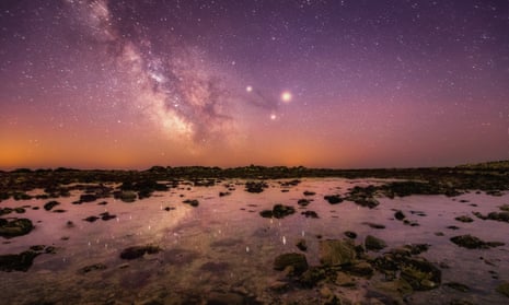 The Milky Way as seen from the Isle of Wight, UK.