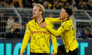 Julian Brandt scores for Dortmund to level the tie against Atleti!