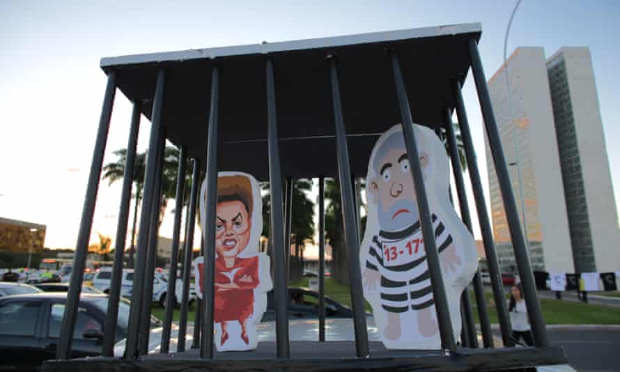 Images of Luiz Inácio Lula da Silva and Dilma Rousseff
