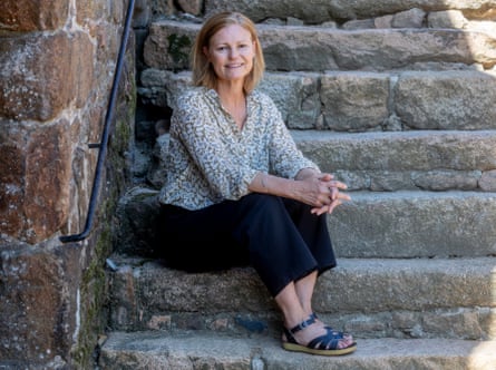 Lucy Layton sitting on some steps