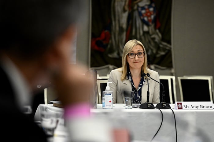 Amy Brown, Secretary, Department of Enterprise, Investment and Trade, and Chief Executive Officer, Investment NSW during the inquiry into the appointment of John Barilaro as Senior Trade and Investment Commissioner to the Americas at NSW Parliament House in Sydney