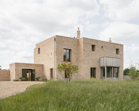 Statement beige … Fairmead High Beach housing in Epping, designed by Sergison Bates architects