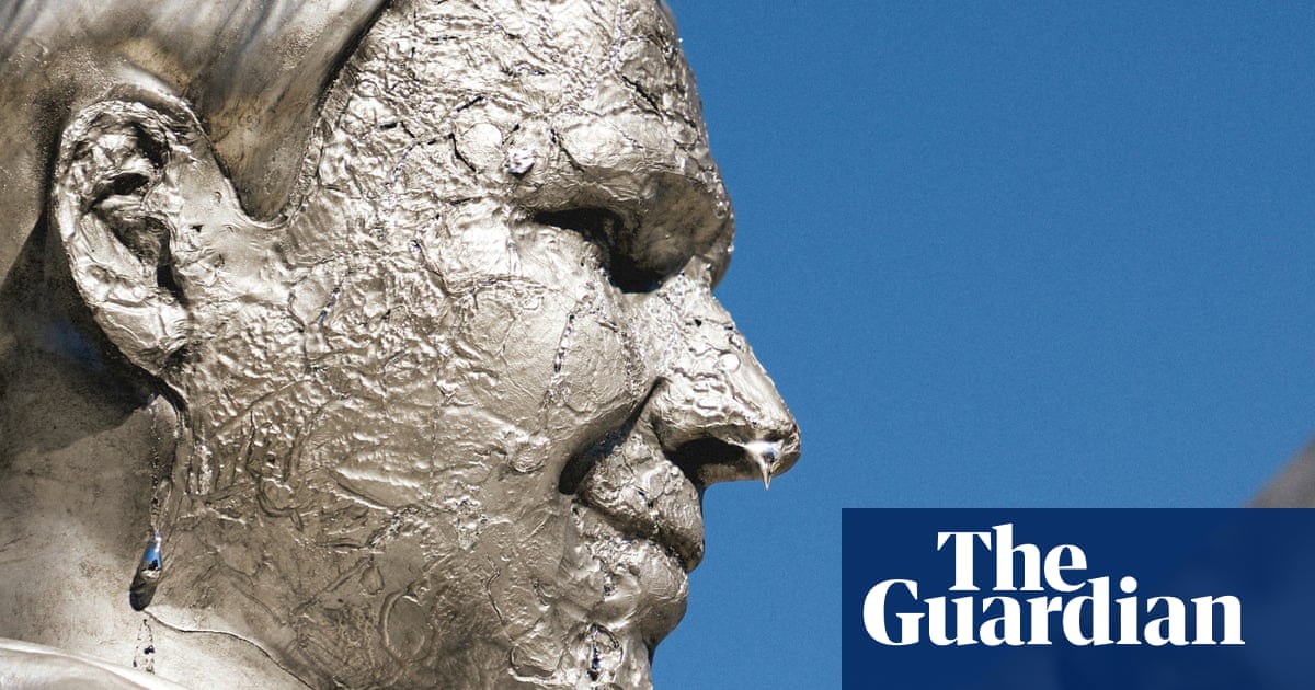 Protesters unveil melting Ron DeSantis statue to signify his inaction on climate crisis