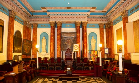 The Lodge Room (formerly known as the Temple) at Duncombe Place Lodge
