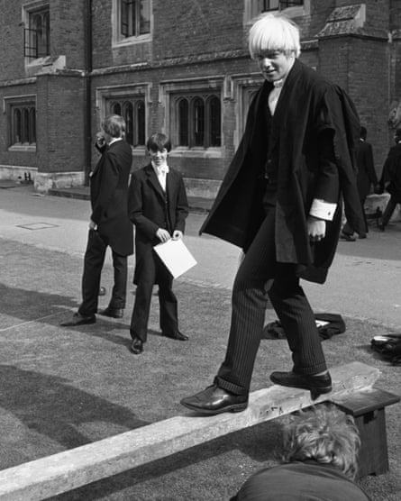 Boris Johnson at Eton School in 1979.