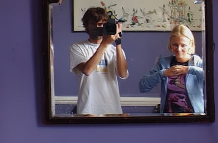 Tim Eagle filming with Lucie Miller.