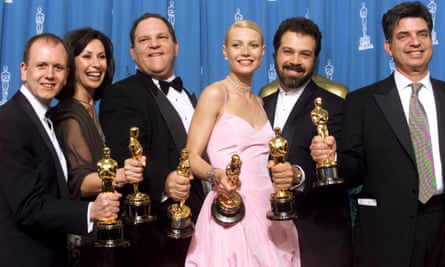 Harvey Weinstein won an Oscar as producer of Shakespeare in Love, from 1999.