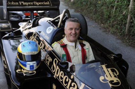 Chris Dinnage successful a Lotus astatine nan Goodwood Festival of Speed.