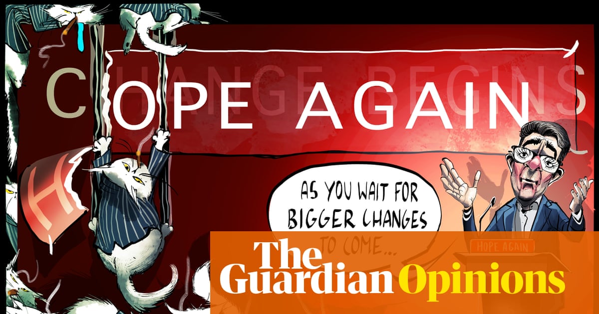 Report: Ella Baron on Burnham’s first Labour conference speech as leader – cartoon