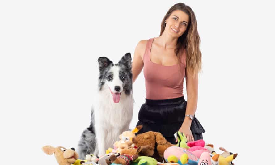 Max from Hungary, one of the gifted dogs taking part in the study, and owner Ildiko.