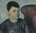 Portrait of the artist's son, 1881-2.  Paris, Orangery Museum, Jean Walter and Paul Guillaume Collection
