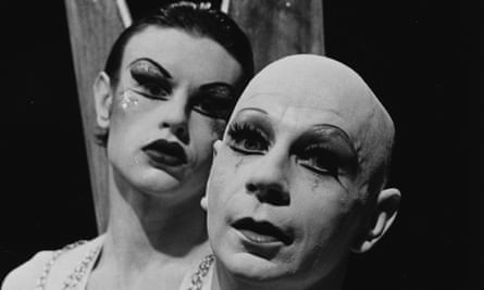 Lindsay Kemp, right, with David Haughton in Flowers.