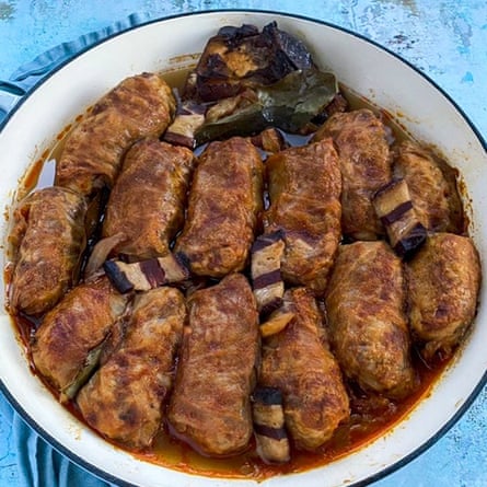 Traditional sour cabbage sarma from Macedonia