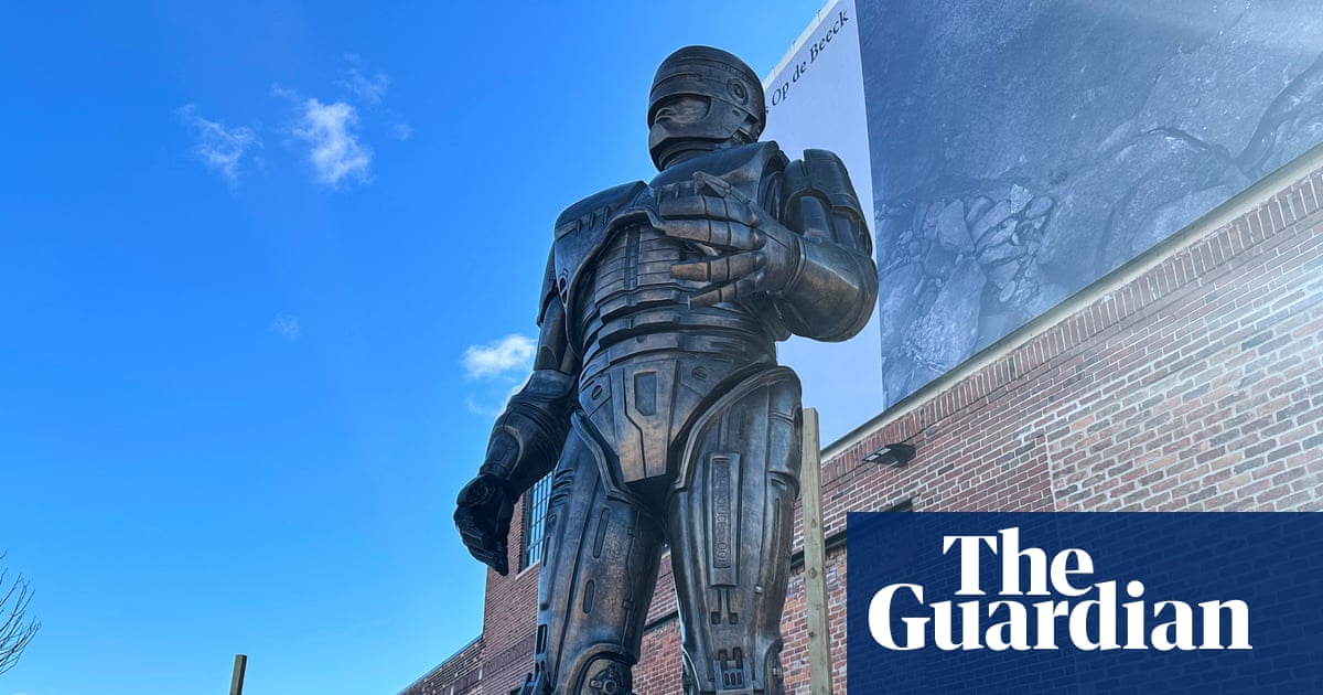 RoboCop statute rises in Detroit: ‘big, beautiful, bronze piece of art’