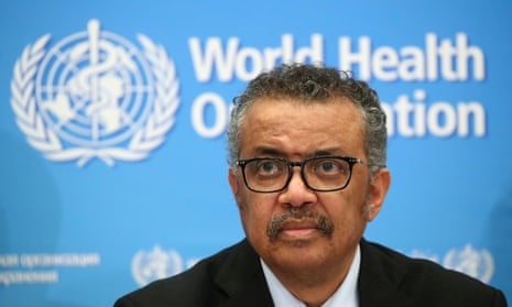 Dr Tedros Adhanom Ghebreyesus, head of the WHO