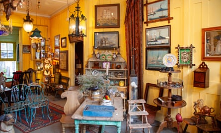 The interior of Gretchen Andersen's shop The Lacquer Chest