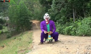 A scene from a parody video.