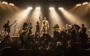 ‘We could fully appreciate each other’s artistry’ ... Lucian Msamati, centre, as Antonio Salieri with members of the Southbank Sinfonia.