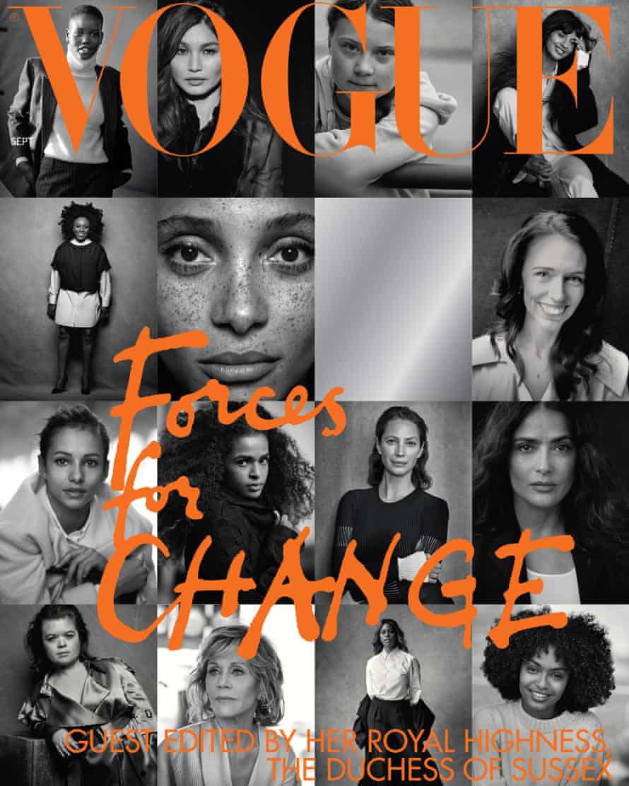 The 'Forces for Change' cover of September's Vogue