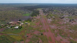 Building on Mulga Downs from the air