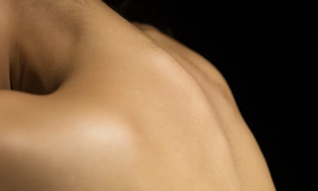 Close-up of a woman's body