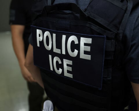 Immigration and Customs Enforcement (Ice) agent.