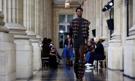 A design by Andreas Kronthaler for Vivienne Westwood at Paris fashion week, March 2023.