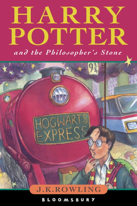 Thomas Taylor’s original 1997 cover of Harry Potter and the Philosopher’s Stone.