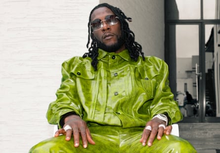 Burna Boy photographed in Lagos earlier this month