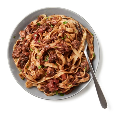 Umami-packed: Felicity Cloake's vegan ragu.