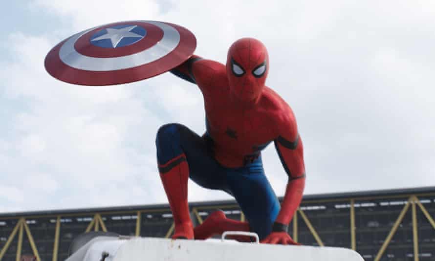 Tom Holland in Captain America: Civil War.
