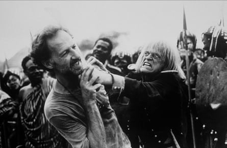 Herzog and Klaus Kinski in My Best Fiend, 1999.