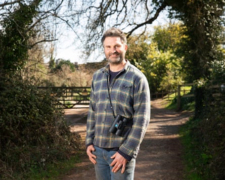 Jack Skuse on a woodland path