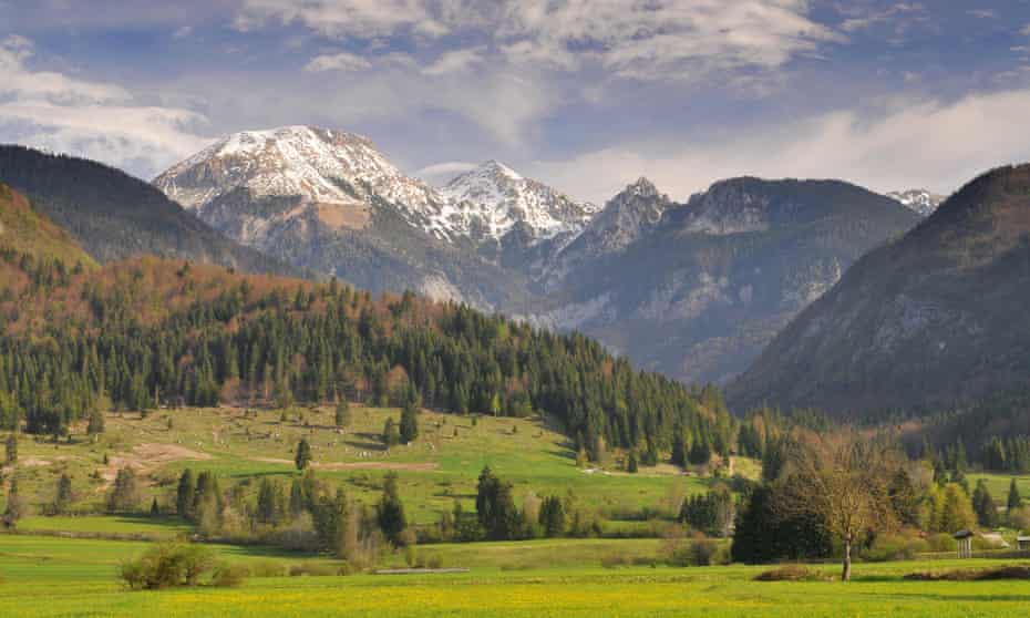 Parque Nacional de Triglav, cerca de Stara Fužina, Eslovenia.