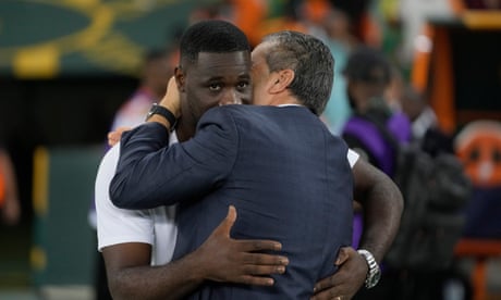 Emerse Faé and José Peseiro express mixed feelings after Afcon final – video