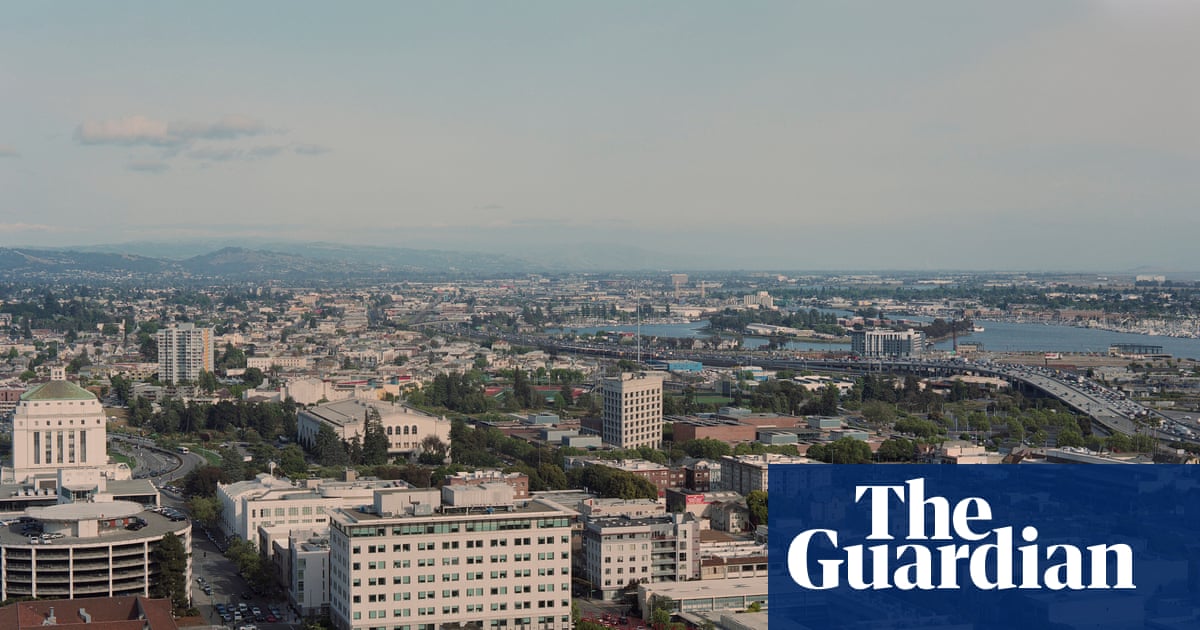 Scene from Oakland, the city Trump swore was beyond saving, stubbornly refusing to collapse for his next law-and-order press conference.