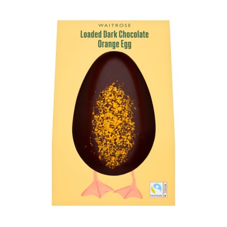 Waitrose Dark Chocolate Orange Egg195g