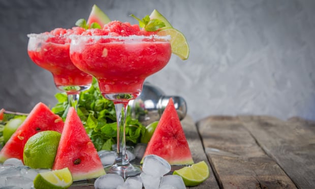 Watermelon margaritas.