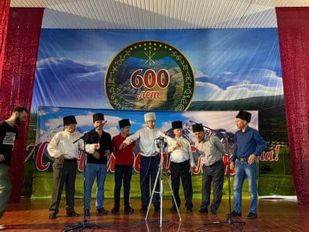 Lechinkay Ensemble during recording in Kabardino-Balkaria.